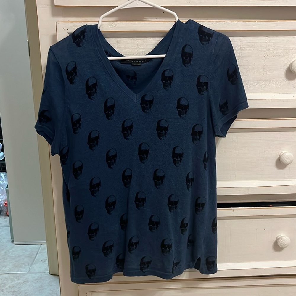 Skull cashmere tee